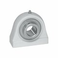 Iptci Tap Base Pillow Block Ball Brg Unit, 1.4375 in Bore, Thermoplastic Hsg, SS Insert, Set Screw SUCTPA207-23N